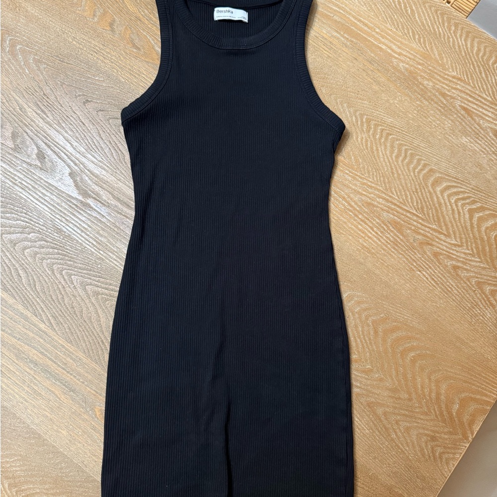 Bershka black mini dress